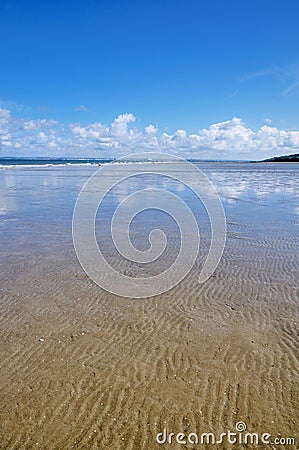 Normandy Beach Stock Photo