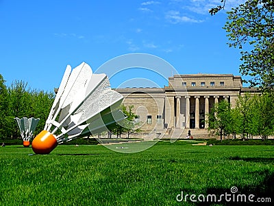 North America, USA, Missouri, Kansas City, the Nelson-Atkins Art Museum Editorial Stock Photo