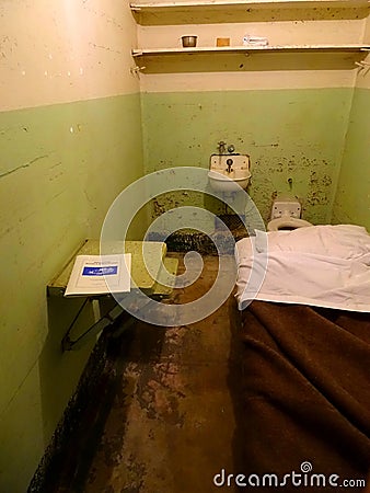 North America, USA, California, San Francisco, Alcatraz prison Editorial Stock Photo