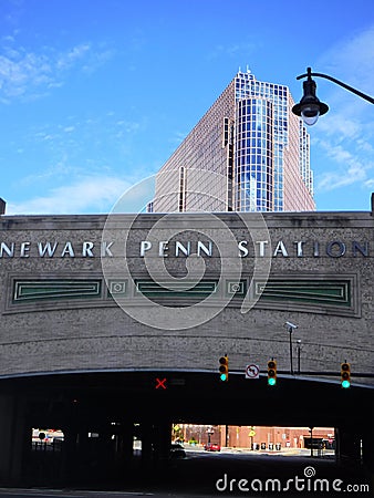 North America, USA, New Jersey, Newark, Newark Penn Station Stock Photo