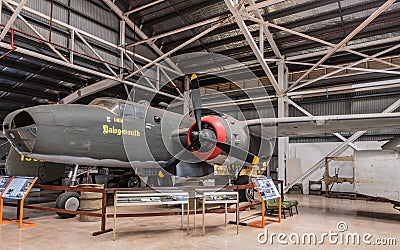 North American B-25 Mitchell at Australian Aviation Heritage Centre, Darwin Editorial Stock Photo