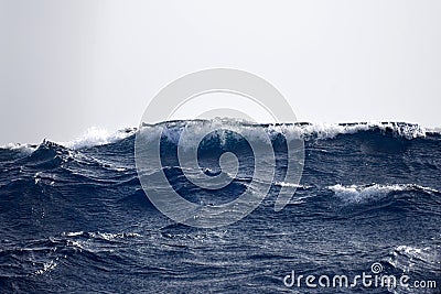 North Atlantic. Fresh wind. Stock Photo