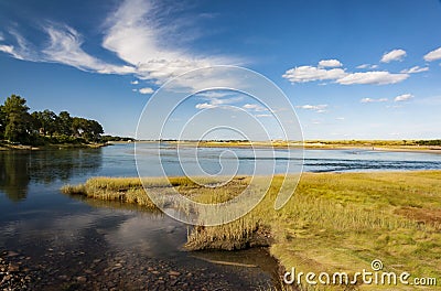 The north Atlantic Ocean coast Stock Photo