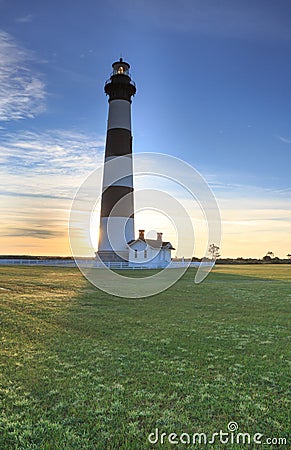 North Carolina Bodie Island Lighthouse Stock Photo