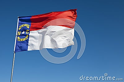 North Carolina Flag Stock Photo