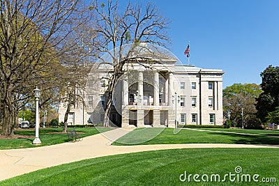 North Carolina historic state Capitol Stock Photo