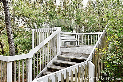 North carolina usa kitty hawk rest area site Stock Photo