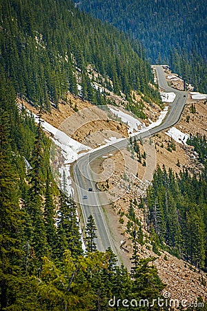 North Cascades Highway Stock Photo