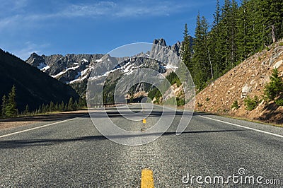 North Cascades Highway Stock Photo