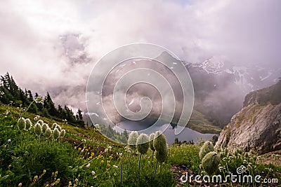 North Cascades National Park hiking Stock Photo