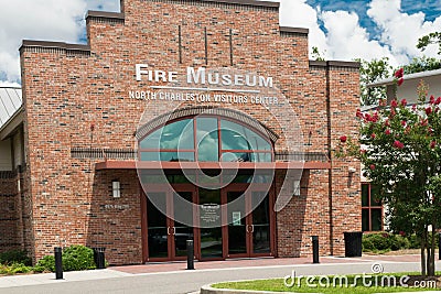 North Charleston and American LaFrance Fire Museum and Education Center-North Charleston, South Carolina Editorial Stock Photo