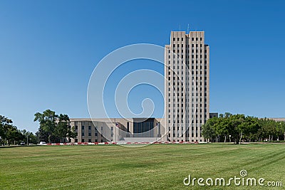 North Dakota State Capitol Stock Photo