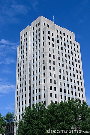 North Dakota state capitol Stock Photo