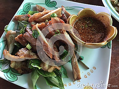 The North East Thailand food Stock Photo