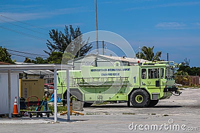 North Eleuthera Airport in the Bahamas Editorial Stock Photo