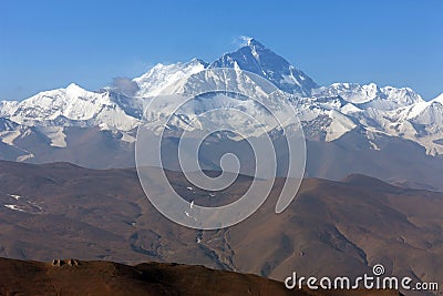 North face Mount Everest Stock Photo