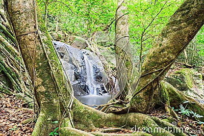 North Jedkod Waterfall, Saraburi, Thailand Stock Photo