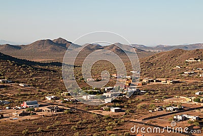 North Phoenix Desert Stock Photo