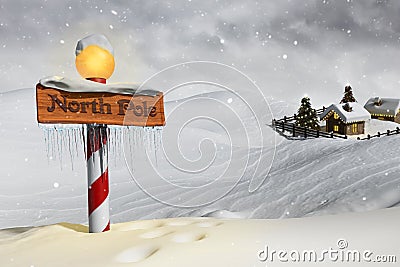 The North Pole Stock Photo