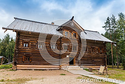 North Russian house Stock Photo