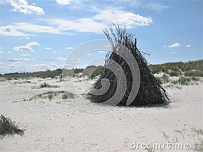 The North sea beach Stock Photo