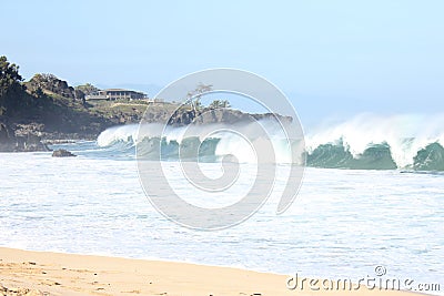 Honalulu, Oahu, Hawaii, surf Stock Photo