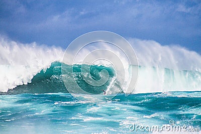 North Shore Waves Stock Photo