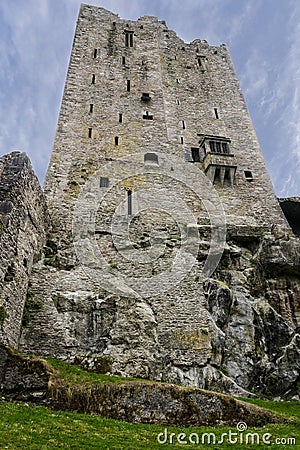 North Wall of Blarney Castle Stock Photo