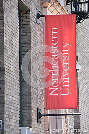 Northeastern University in Boston, Massachusetts Editorial Stock Photo