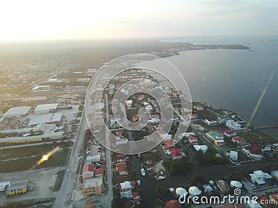 Northern Belize City, Belize Stock Photo