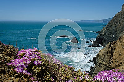 Northern California Coast Stock Photo