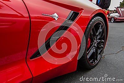 Northern California Corvette Association Editorial Stock Photo