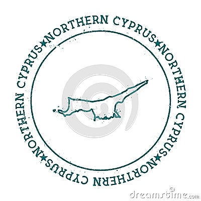 Northern Cyprus vector map. Vector Illustration