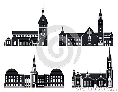 Northern Europe Vector Illustration