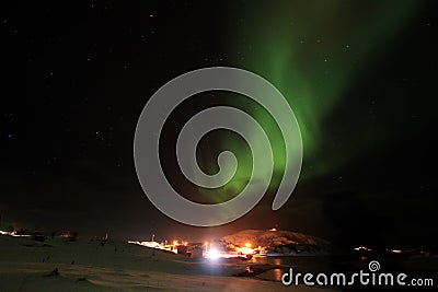 Northern Light Aurora Stock Photo