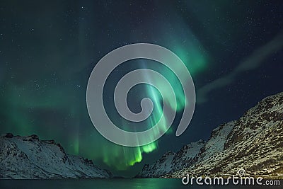 Northern light Stock Photo