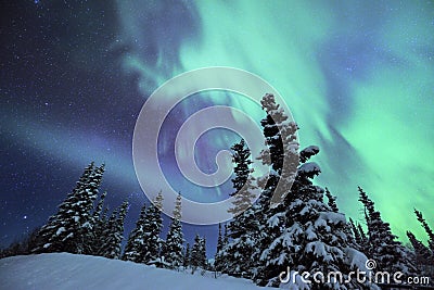 Northern lights Stock Photo