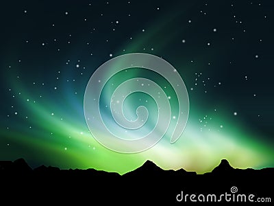 Northern lights Stock Photo