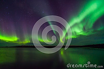 Northern lights Stock Photo