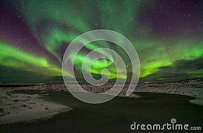 Northern lights Stock Photo