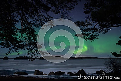 Northern lights Stock Photo