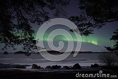 Northern lights Stock Photo