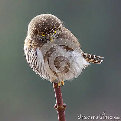 Tiny Owl Stock Photo