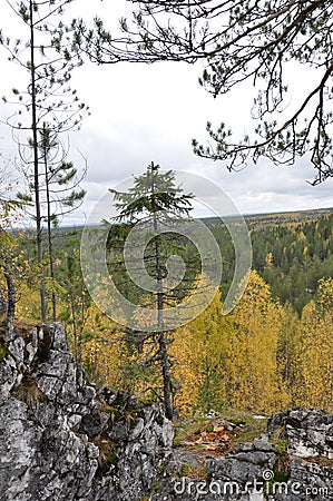 Northern Urals Stock Photo