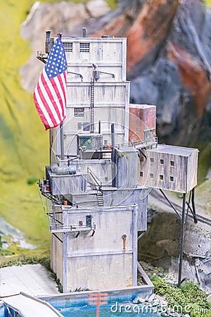 Northlandz is a model railroad layout and museum Editorial Stock Photo