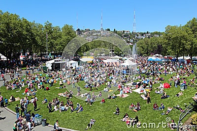 Northwest Folklife Festival Editorial Stock Photo