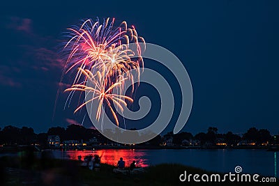 4th of July fireworks Editorial Stock Photo