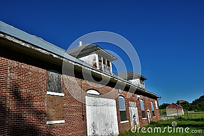 Norwalk creamery abandoned factory Stock Photo