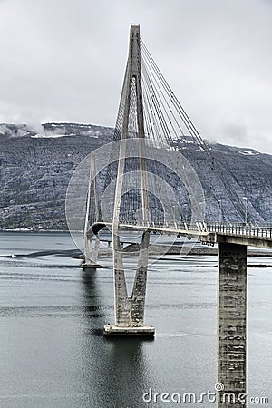 Norway bridge Stock Photo