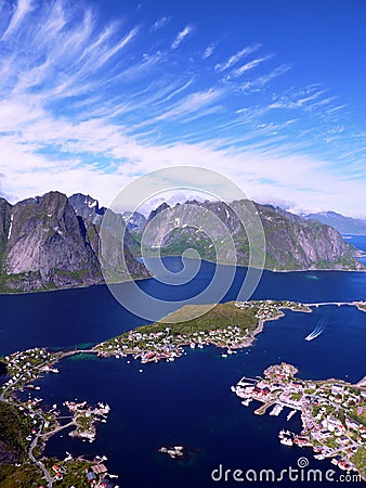 Norway fjords Stock Photo